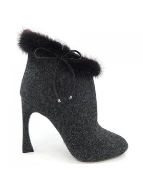 Christian Dior Size 36.5 Gray Boots
